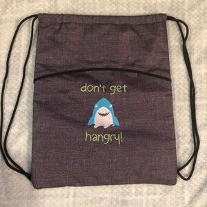 Thirty-One Thermal Cinch Backpack Shark Bag 31 Gifts Summer Kids Lunch Picnic